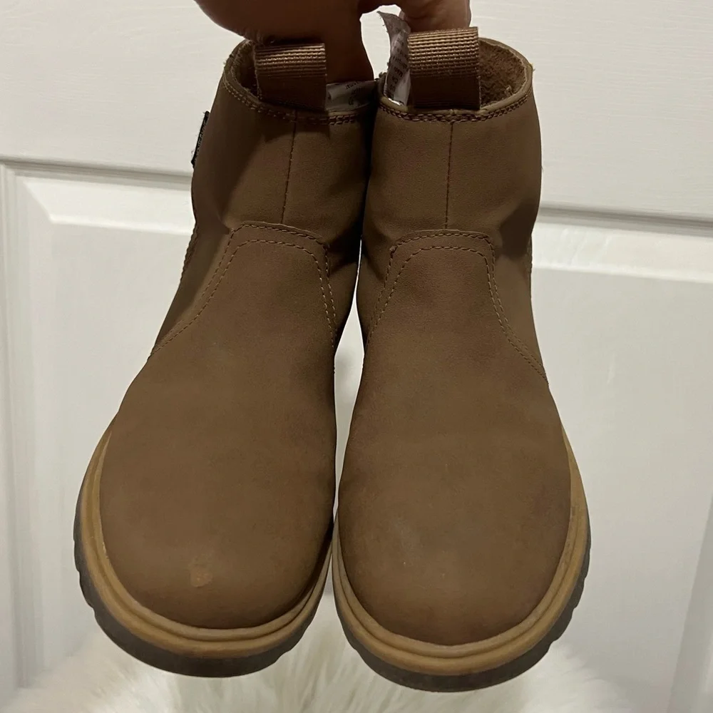 💗 H&M -‎ Girls Tan Ankle Winter Boots